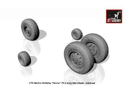 Hawker-siddeley Harrier Fa.2 Weighted Wheels - image 3