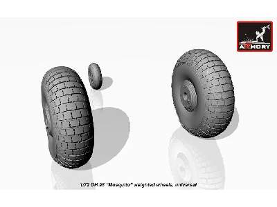 Dehavilland Dh.98 Mosquito Wheels - image 2