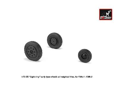 Ee Lightning-ii Wheels W/ Weighted Tires, Early - image 1