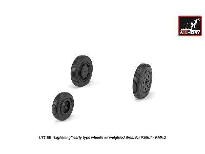 Ee Lightning-ii Wheels W/ Weighted Tires, Early - image 2