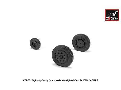 Ee Lightning-ii Wheels W/ Weighted Tires, Early - image 3