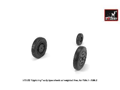 Ee Lightning-ii Wheels W/ Weighted Tires, Early - image 4