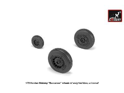 Hawker-siddeley Buccaneer Wheels W/ Weighted Tires - image 3