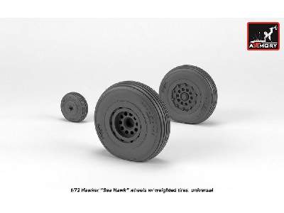 Hawker Sea Hawk Wheels With Weighted Tires - image 3