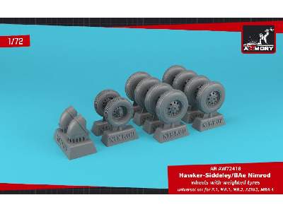 Bae Nimrod Wheels W/ Weighted Tires - image 1