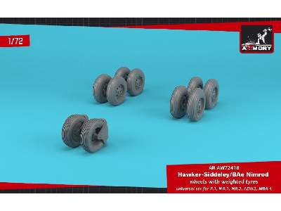Bae Nimrod Wheels W/ Weighted Tires - image 3