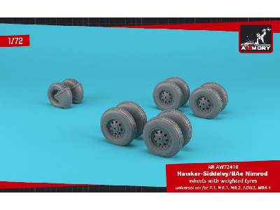 Bae Nimrod Wheels W/ Weighted Tires - image 4