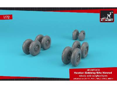 Bae Nimrod Wheels W/ Weighted Tires - image 5