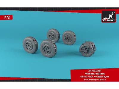 Vickers Valiant Wheels W/ Weighted Tires - image 1