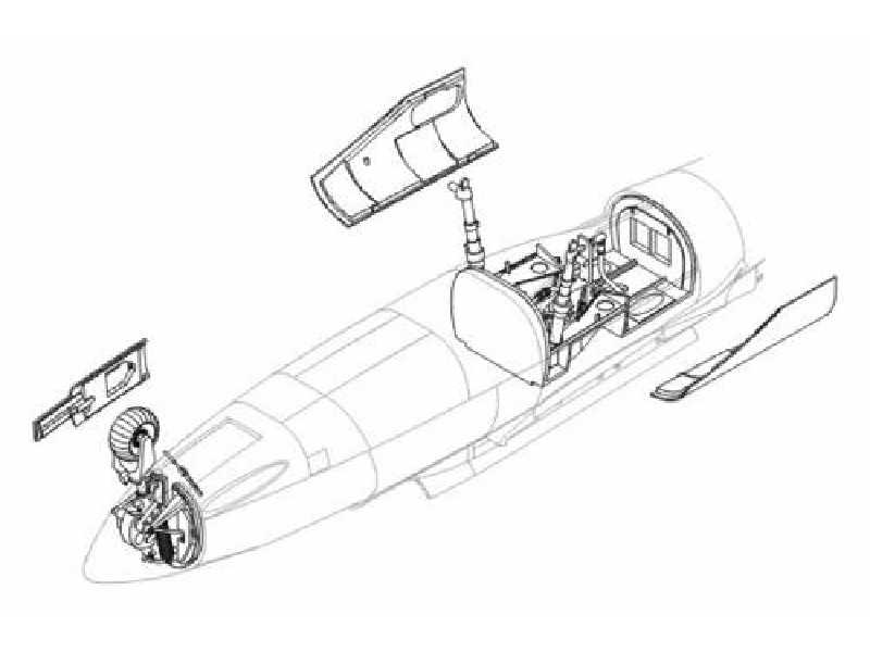 He 162A Salamander undercarriage - image 1