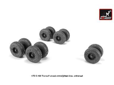 C-160 Transall Wheels W/Weighted Tires - image 1