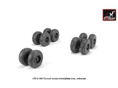 C-160 Transall Wheels W/Weighted Tires - image 4