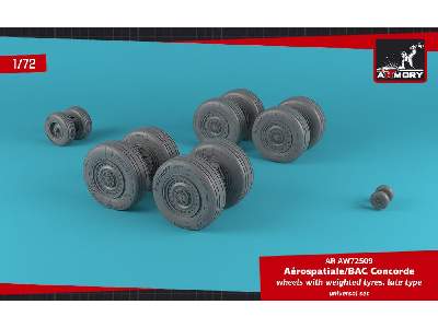 Concorde Wheels W/ Weighted Tires, Late - image 3