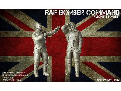Flight Stories - Raf Wwii Crewmen In High Altitude Outfit - image 1