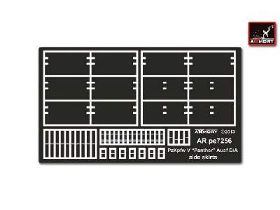 Pz.Kpfw.V Ausf.D/A Panther Side Skirts (Zve) - image 1