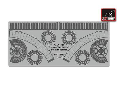 Tupolev Tu-22m2/M3 Exhaust Nozzles - image 3