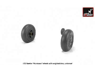Hawker Hurricane Wheels W/ Weighted Tires - image 1