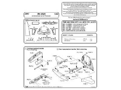 Me 262 A undercarriage set (Tru) - image 1