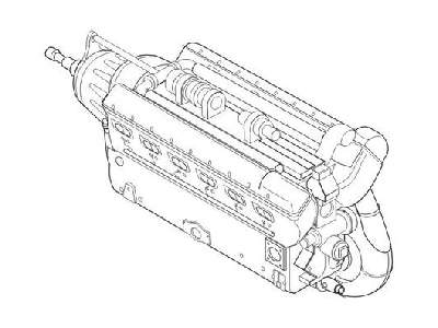 DB 605 German WWII engine - image 1