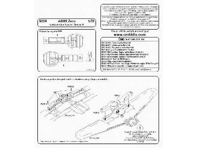 A6M5 Zero  Undercarriage bays set 1/32 for Tamiya kit - image 2