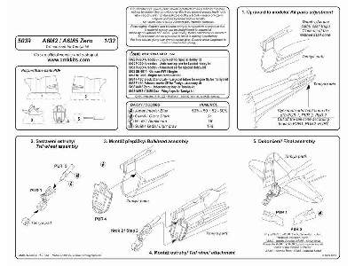 A6M2/A6M5 Zero  Tail cone 1/32 for Tamiya kit - image 2