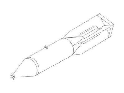 Imperial Japanese Naval Bombs 250 kg 1/32 (2 pcs) - image 1