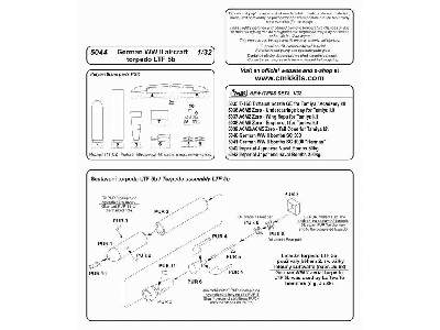 German WW II aircraft torpedo LTF 5b 1/32 - image 2