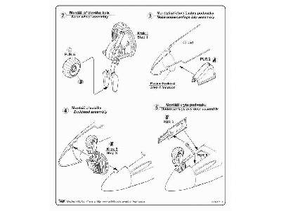 He 162A nose undercarr.&wheels (Revell) - image 3