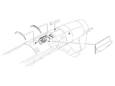 F-104G Starfighter - Engine set for Hasegawa - image 1