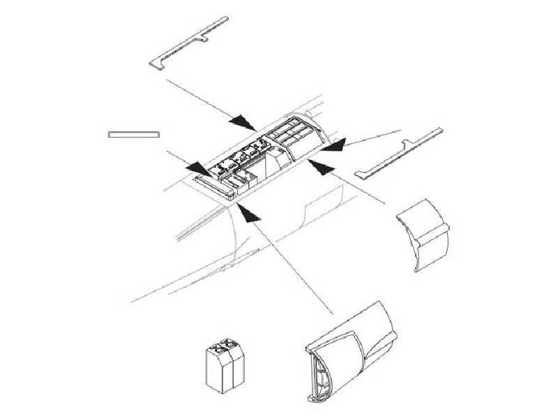 F-104G Starfighter  Electronics boxes (behind cockpit) for Haseg - image 1