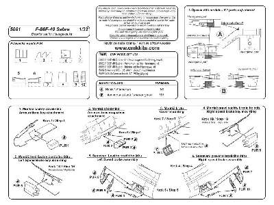 F-86F-40 Sabre  Exterior set for 1/32 Hasegawa - image 2