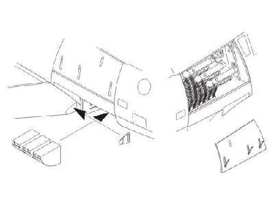 F-86F-40 Sabre  Armament set 1/32  for Hasegawa - image 1