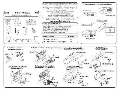 F-86F-40 Sabre  Armament set 1/32  for Hasegawa - image 2