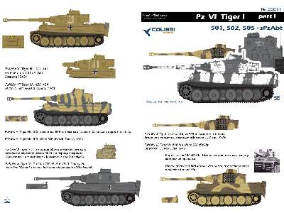 Pz Vi Tiger I - Part I 501, 502, 505, Spzabt - image 3