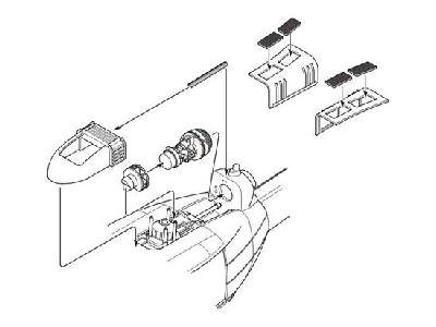 UH-1D Engine Set for Dragon kit - image 1