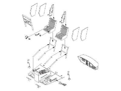 UH-1D Interior Set for Dragon kit - image 1