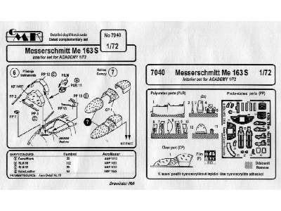 Me-163S Interior set - image 2