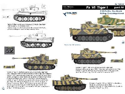 Pz.Kpfw. Vi Tiger I - Part Iv Ss-pz.Div- Das Reich, Pzreg. Grossdeutschland - image 4