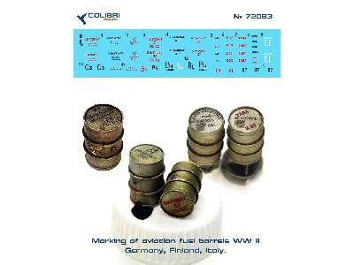 Marking Of Aviation Fuel Barrels Wwii - image 1