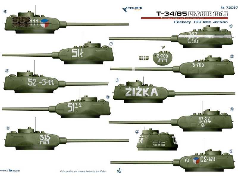 &#1058;-34-85 Factory 183 (&#1055;&#1088;&#1072;&#1075;&#1072; 1945) - image 1