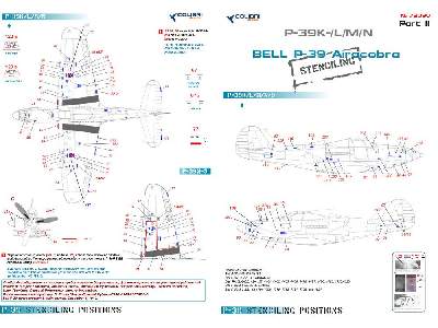 Bell &#1056;-39 Stenciling Part Ii (P-39 K,l,m,n) - image 2