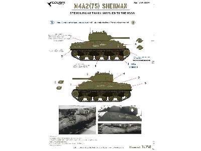 M4a2 (75) Sherman - Stenciling On Tanks Supplied To The Ussr - image 1