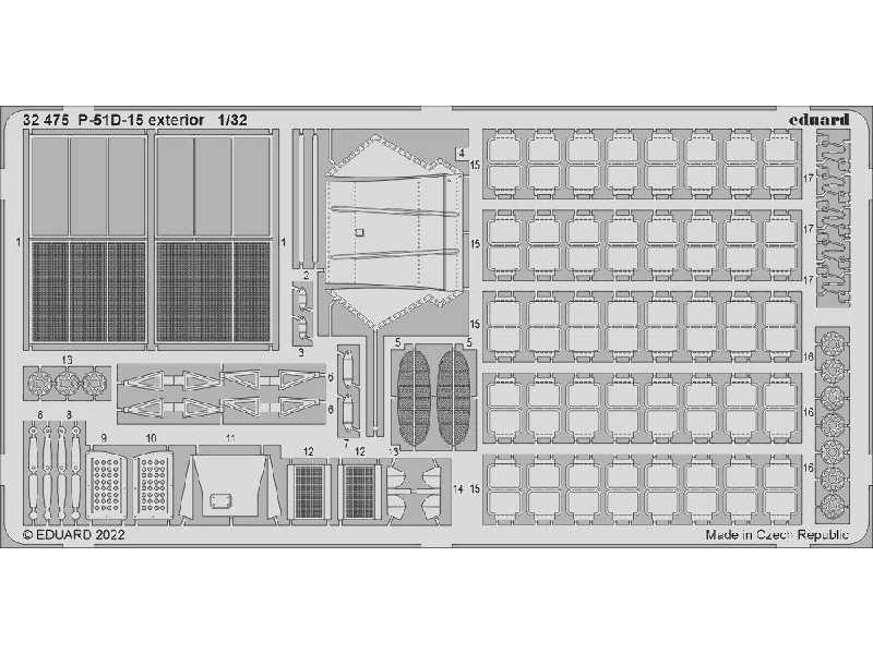 P-51D-15 exterior 1/32 - Revell - image 1