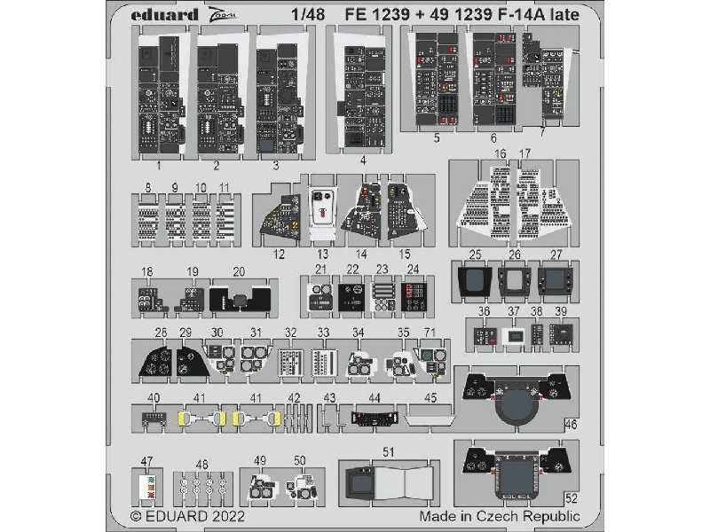 F-14A late interior 1/48 - image 1