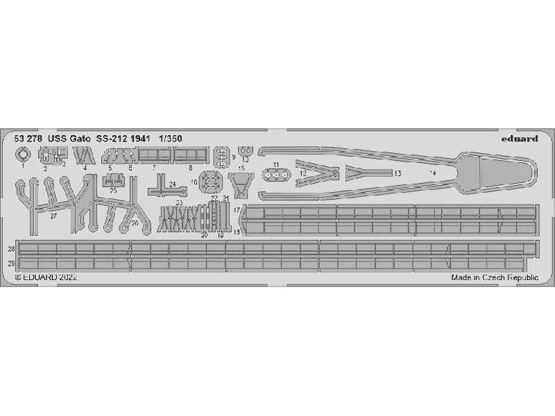 USS Gato SS-212 1941 1/350 - Hobby Boss - image 1