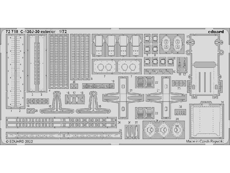 C-130J-30 exterior 1/72 - Zvezda - image 1