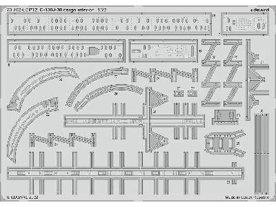 C-130J-30 cargo interior 1/72 - Zvezda - image 2