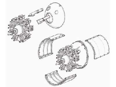 Wellington Mk.I engine set - image 1