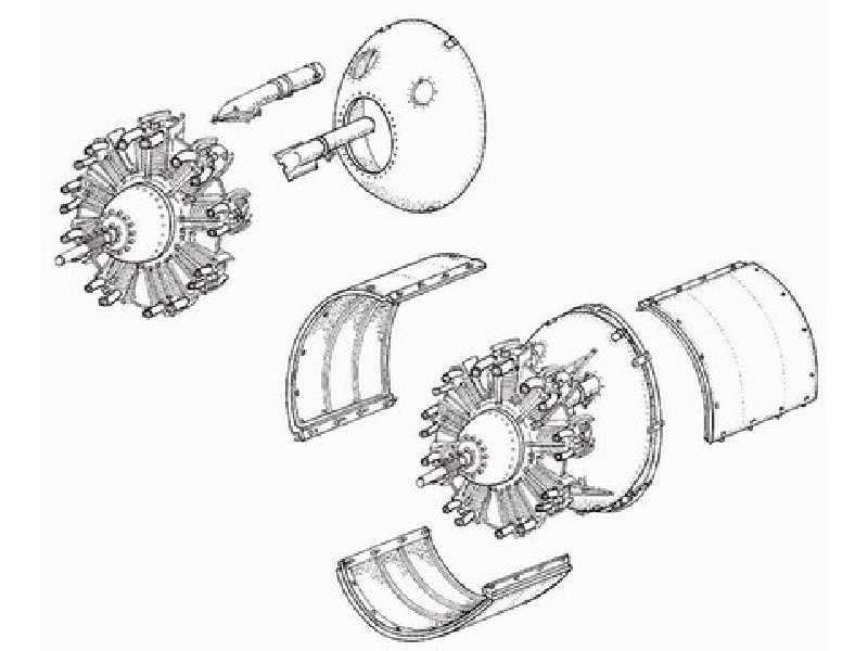 Wellington Mk.I engine set - image 1 Wellington Mk.I engine set - image 1