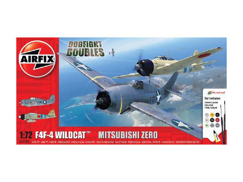 Grumman F-4F4 Wildcat & Mitsubishi Zero Dogfight Double - image 1